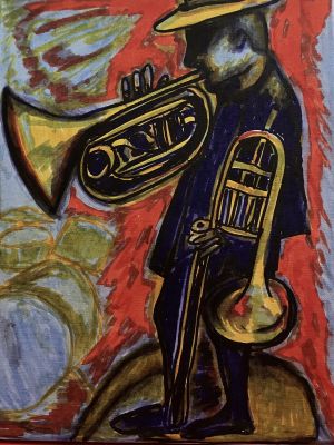 Susan Saar - Man With Horn