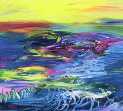 fish_habitat_oil_on_canvas_36_x_36