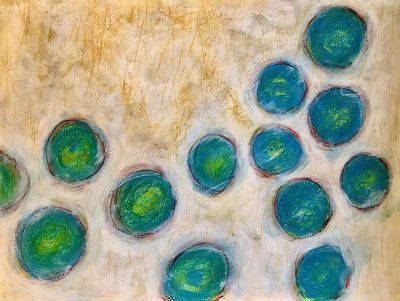 herd-rodriguez_generousmoment-roundedformseries_24x18_acrylicpastelpigmentstickgraphiteonpaper_475bd